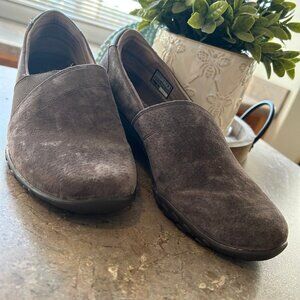 Skechers Memory Foam Relaxed Fit Suede Slip ons